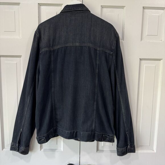 Paige Scout Denim Jacket Men's Large Dark Blue Wash Lightweight Grunge Casual - Picture 3 of 13